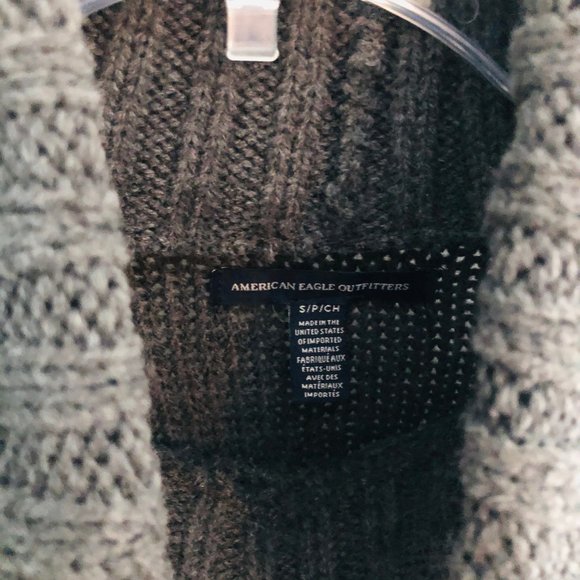 Small American Eagle Gray Turtleneck - Picture 2 of 4